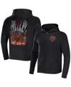 Fanatics Men's Nfl X Darius Rucker Collection By  Black Chicago Bears Rocker Full-zip Hoodie In Black