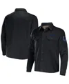 Fanatics Men's Nfl X Darius Rucker Collection By  Black Indianapolis Colts Canvas Button-up Shirt Jac In Black