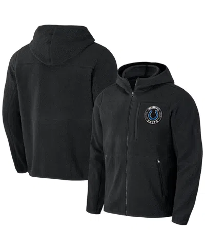 Fanatics Men's Nfl X Darius Rucker Collection By  Black Indianapolis Colts Sherpa Full-zip Hoodie