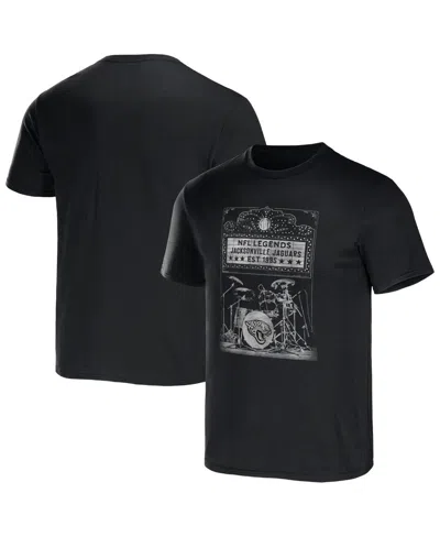 Fanatics Men's Nfl X Darius Rucker Collection By  Black Jacksonville Jaguars Band T-shirt
