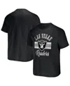 Fanatics Men's Nfl X Darius Rucker Collection By  Black Las Vegas Raiders Stripe T-shirt In Black