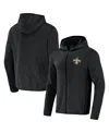 Fanatics Men's Nfl X Darius Rucker Collection By  Black New Orleans Saints Sherpa Full-zip Hoodie In Black