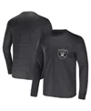 Fanatics Men's Nfl X Darius Rucker Collection By  Charcoal Las Vegas Raiders Team Long Sleeve T-shirt In Charcoal