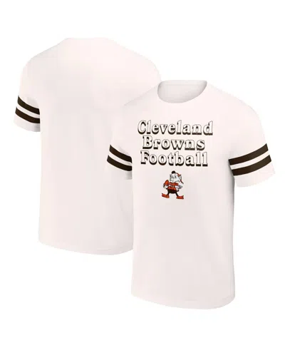 Fanatics Men's Nfl X Darius Rucker Collection By  Cream Cleveland Browns Vintage-like T-shirt
