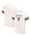 Fanatics Men's Nfl X Darius Rucker Collection By  Cream Las Vegas Raiders Vintage-like T-shirt In Cream