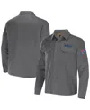 Fanatics Men's Nfl X Darius Rucker Collection By  Gray Buffalo Bills Canvas Button-up Shirt Jacket In Gray