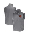 Fanatics Men's Nfl X Darius Rucker Collection By  Gray Indianapolis Colts Polar Fleece Full-zip Vest In Gray