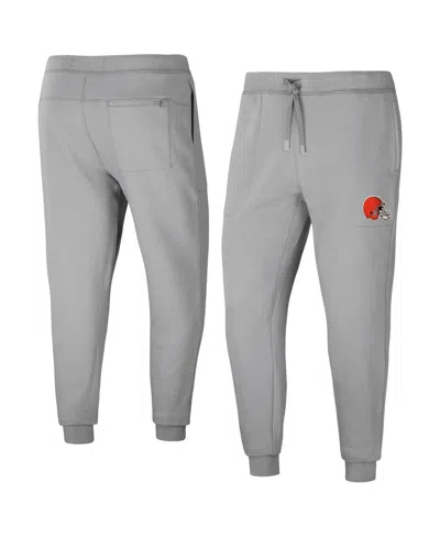 Fanatics Men's Nfl X Darius Rucker Collection By  Gray Cleveland Browns Fleece Jogger Pants