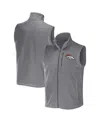 Fanatics Men's Nfl X Darius Rucker Collection By  Gray Denver Broncos Polar Fleece Full-zip Vest In Gray