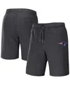 Fanatics Men's Nfl X Darius Rucker Collection By  Heather Charcoal New England Patriots Logo Shorts In Heather Charcoal