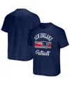 Fanatics Men's Nfl X Darius Rucker Collection By  Navy New England Patriots Stripe T-shirt In Navy