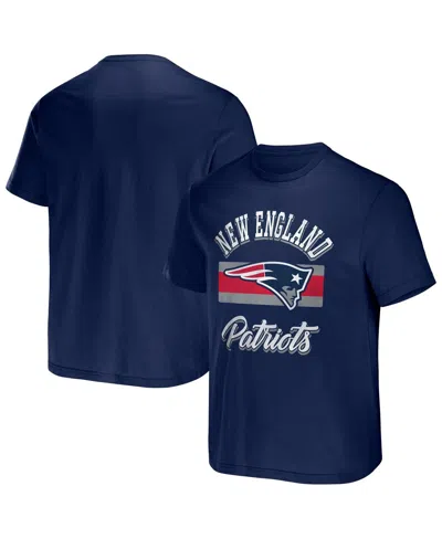 Fanatics Men's Nfl X Darius Rucker Collection By  Navy New England Patriots Stripe T-shirt