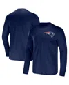 Fanatics Men's Nfl X Darius Rucker Collection By  Navy New England Patriots Team Long Sleeve T-shirt In Navy