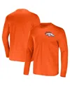 Fanatics Men's Nfl X Darius Rucker Collection By  Orange Denver Broncos Team Long Sleeve T-shirt In Orange