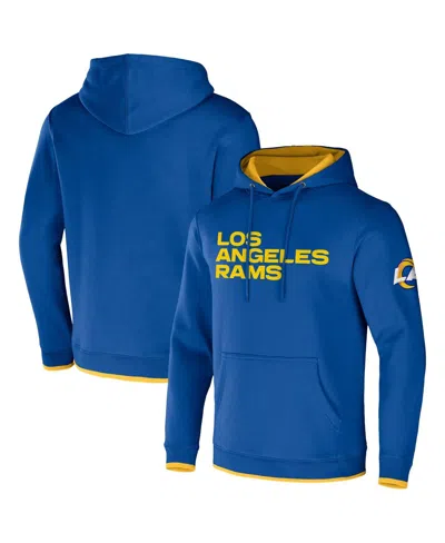 Fanatics Men's Nfl X Darius Rucker Collection By  Royal Los Angeles Rams Pullover Hoodie