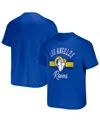 Fanatics Men's Nfl X Darius Rucker Collection By  Royal Los Angeles Rams Stripe T-shirt In Royal