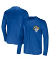 Fanatics Men's Nfl X Darius Rucker Collection By  Royal Los Angeles Rams Team Long Sleeve T-shirt In Royal