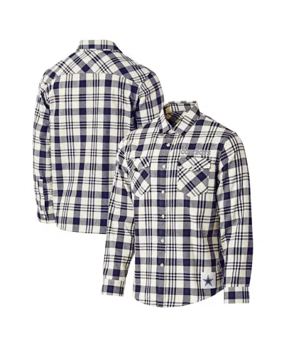 Fanatics Men's Nfl X Darius Rucker Collection By  Tan Atlanta Falcons Western Full-snap Shirt