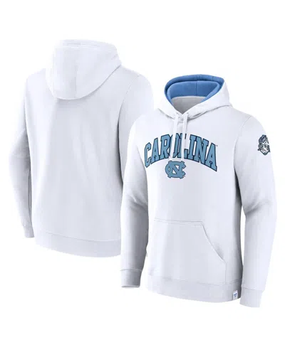 Fanatics Men's North Carolina Tar Heels Arch Logo Pullover Hoodie In White