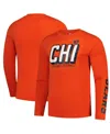 Fanatics Men's Orange Chicago Bears Long Sleeve T-shirt In Red