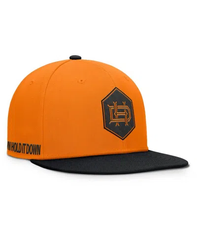 Fanatics Men's Orange Houston Dynamo Fc Sitter Snapback Hat