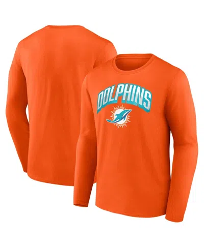 Fanatics Men's Orange Miami Dolphins Long Sleeve T-shirt
