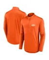 Fanatics Branded Orange Oklahoma State Cowboys Underdog Mindset Quarter-zip Top In Orange