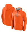 Fanatics Men's Orange Oklahoma State Cowboys Second Wind Distressed Pullover Hoodie In Orange