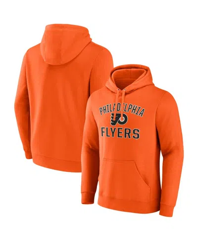 Fanatics Kids' Men's Orange Philadelphia Flyers Victory Arch Pullover Hoodie