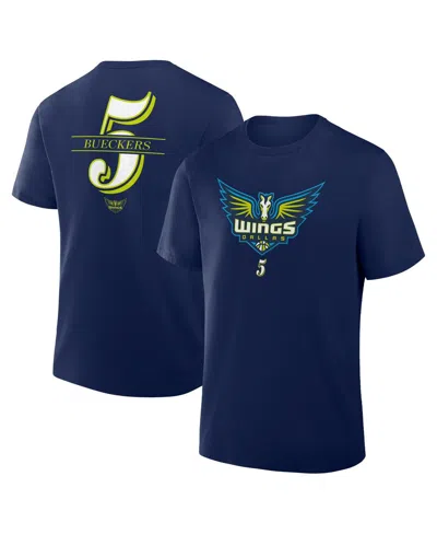 Fanatics Men's Paige Bueckers Navy Dallas Wings In The Paint Name Number T-shirt In Blue