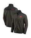 Fanatics Men's Pewter Tampa Bay Buccaneers Color Block Polar Fleece Full-zip Jacket In Pewter