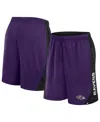 Fanatics Men's Purple Baltimore Ravens No Defense Shorts In Purple