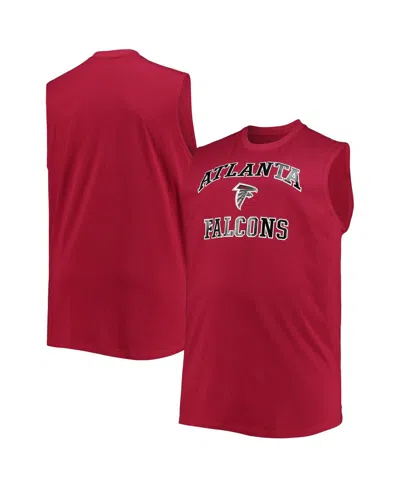 Fanatics Men's Red Atlanta Falcons Big And Tall Muscle Tank Top