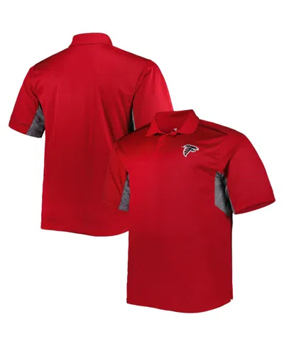 Fanatics Men's Red Atlanta Falcons Big And Tall Team Color Polo Shirt