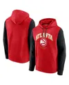 Fanatics Men's Red Atlanta Hawks Scorer Pullover Hoodie In Red