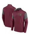 Fanatics Men's Red Atlanta United Fc Logo Quarter-zip Top In Red