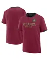 Fanatics Men's Red Atlanta United Fc Stoppage Time Striker T-shirt In Red
