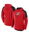 Fanatics Men's Red Carolina Hurricanes Meta Game Transitional Pullover Hoodie