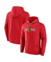 Fanatics Men's Chicago Hawks Authentic Pro Secondary Pullover Hoodie In Red