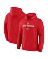 Fanatics Men's Red Chicago Blackhawks Centennial Fleece Pullover Hoodie In Red