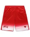 Fanatics Men's Red Chicago Bulls Big Tall Fadeaway Shorts In Red