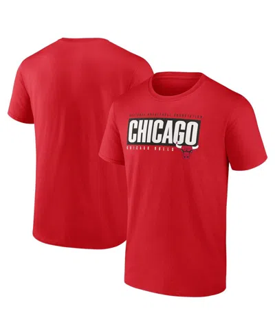 Fanatics Men's Red Chicago Bulls Box Out T-shirt