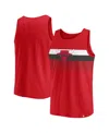 Fanatics Men's Red Chicago Bulls Wild Game Tank Top In Red