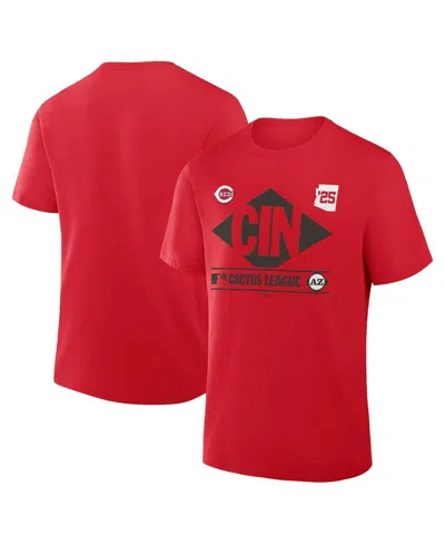 Fanatics Men's Red Cincinnati Reds 2025 Spring Training Cactus League True Icon T-shirt