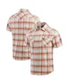 Fanatics Men's Red Cincinnati Reds Plaid Full-snap Shirt In Red