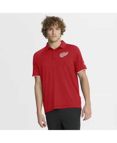 Fanatics Men's Red Detroit Red Wings Authentic Pro Centennial Rink Raglanâ Polo Shirt