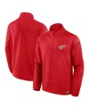 Fanatics Men's Red Washington Capitals Underdog Mindset Quarter-zip Jacket In Red