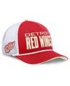 Fanatics Men's Red Detroit Red Wings Centennial Foam Front Adjustable Trucker Hat In Red