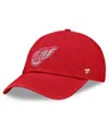 Fanatics Men's Red Detroit Red Wings Decades Collection Adjustable Hat In Red