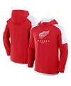 Fanatics Men's Red Detroit Red Wings Meta Game Transitional Pullover Hoodie In Red